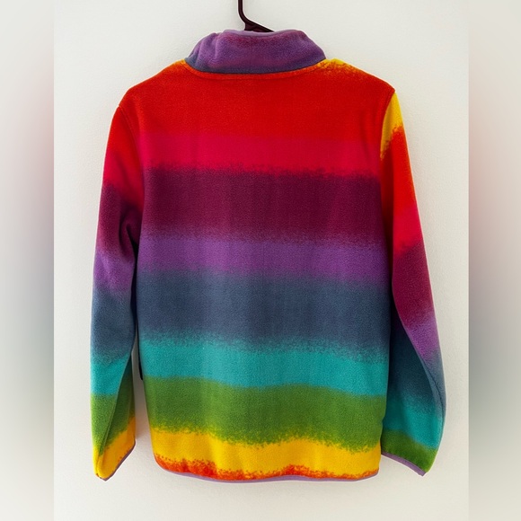 NWT Rainbow Fleece Girls Pullover - Picture 2 of 9